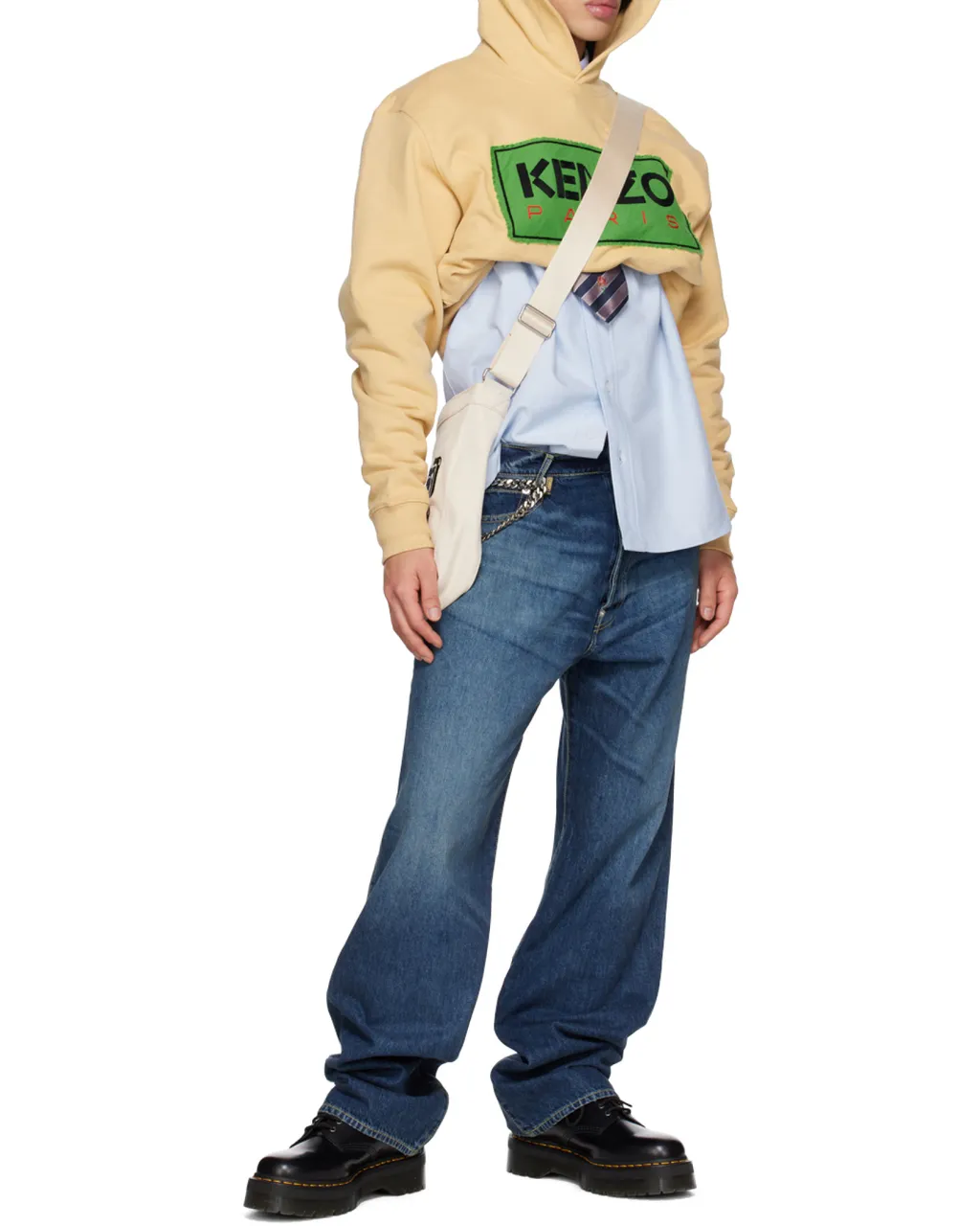 Suisen Wide-Leg Relaxed-Fit Jeans