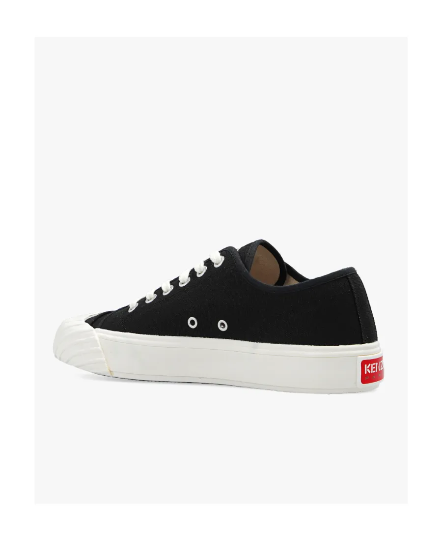 Boke Flower Embroidered Lace-Up Sneakers
