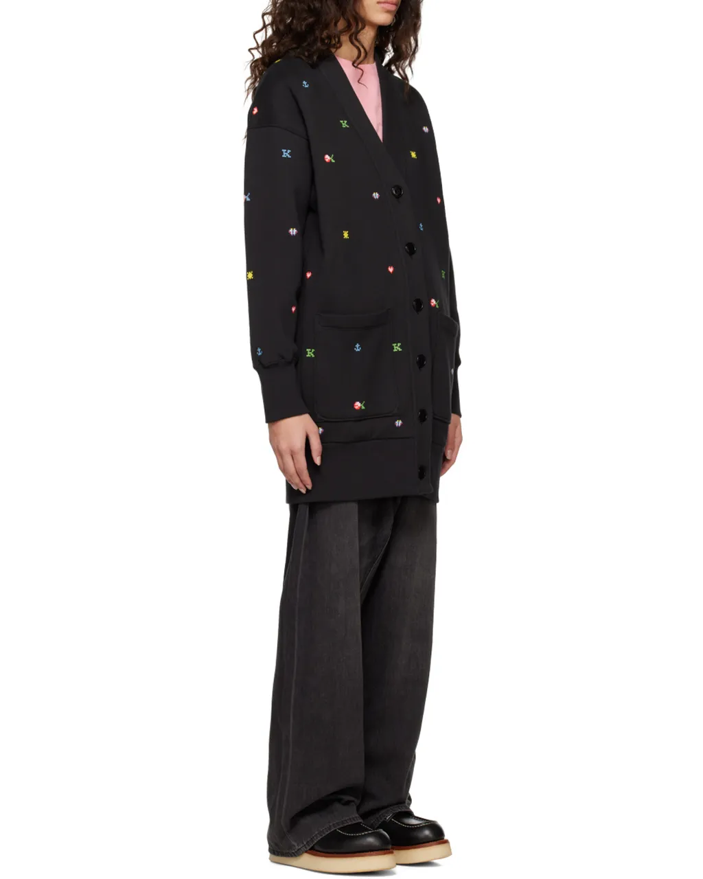 Pixels' Cardigan Dress