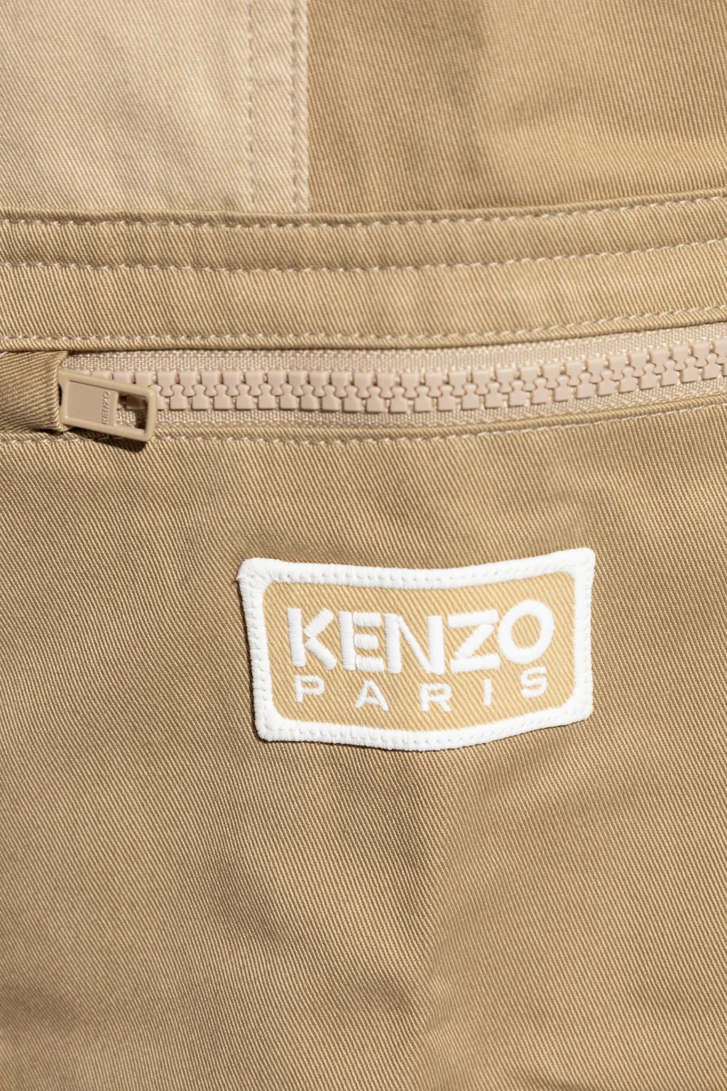 Straight-Leg Cargo Slim Trousers
