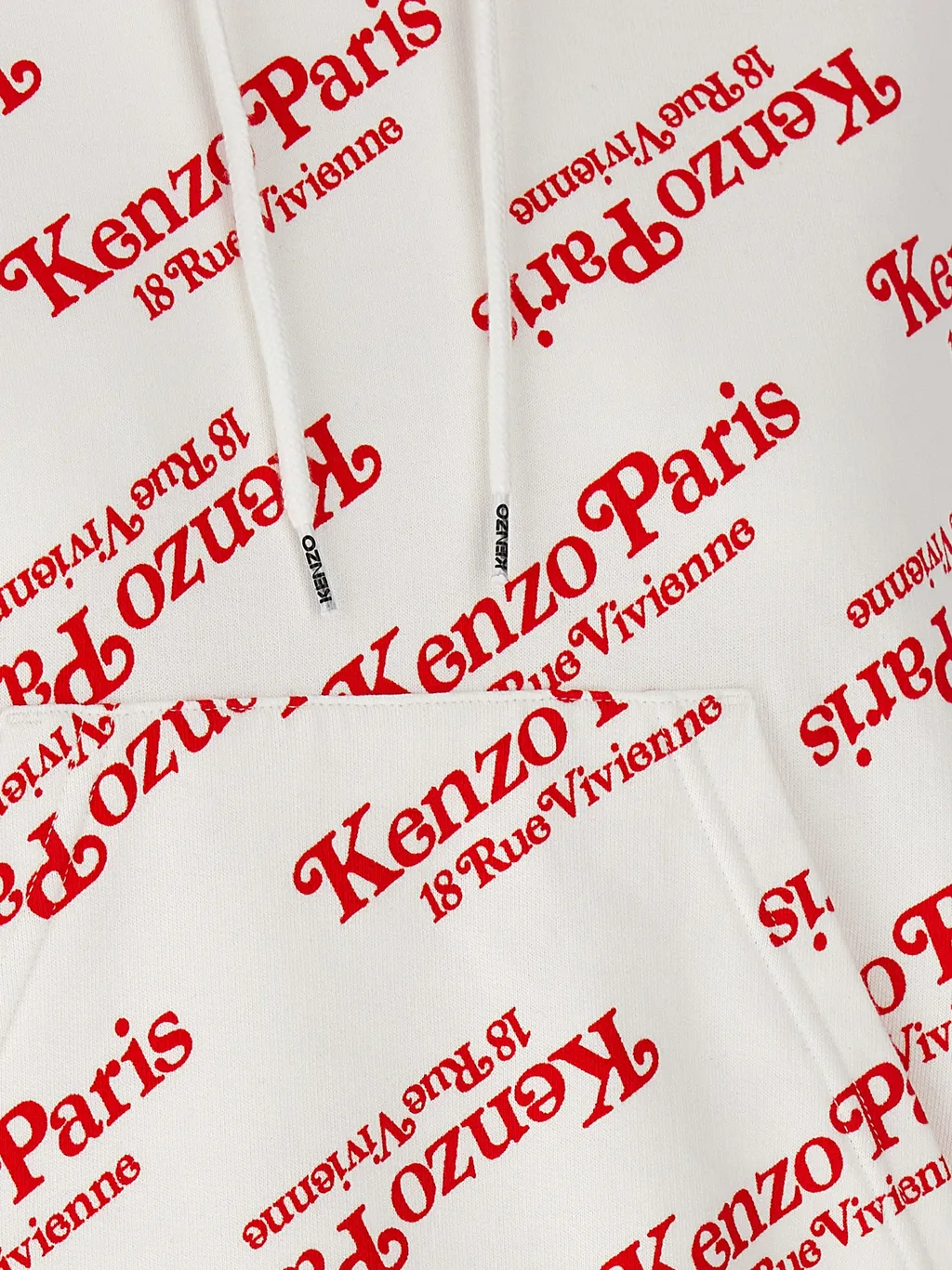 All-Over Logo Printed Hoodie