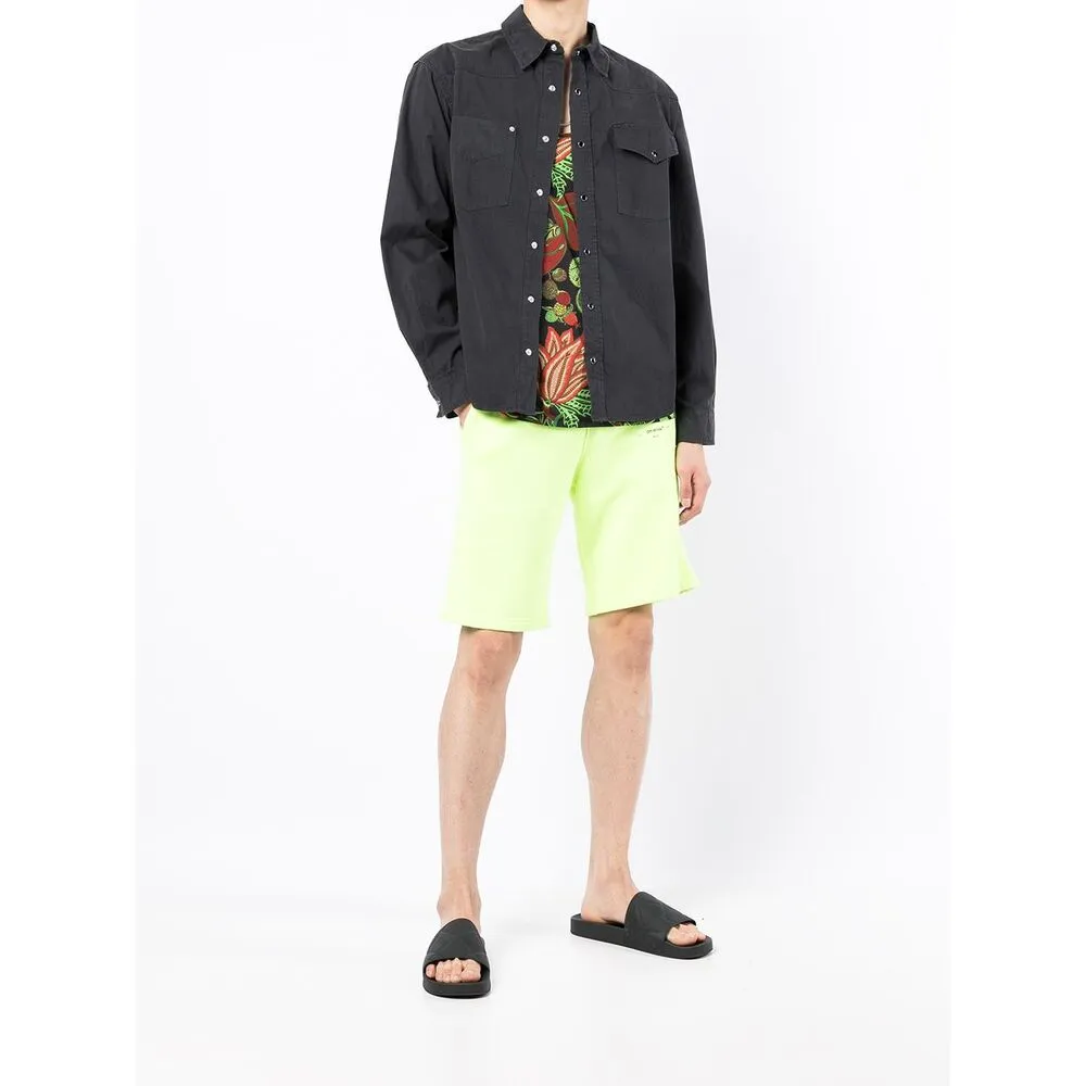 Logo-Patch Cotton Shirt