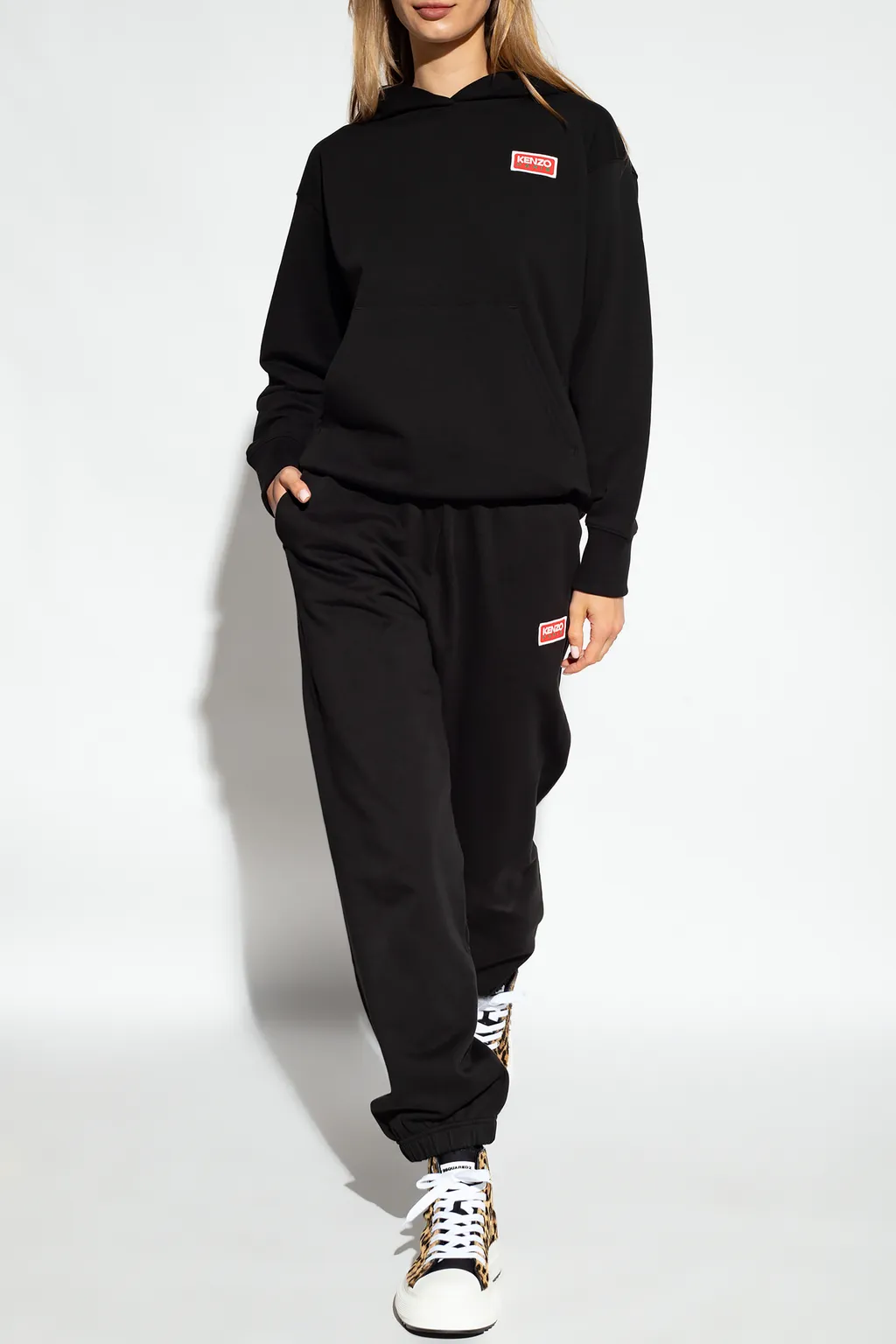 Logo-Embroidered Hoodie
