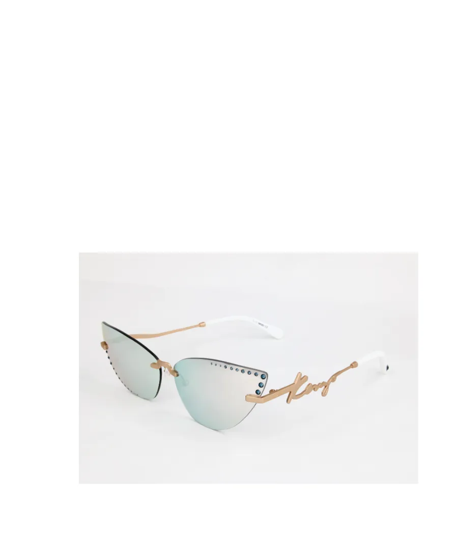 Rimless Logo Sunglasses