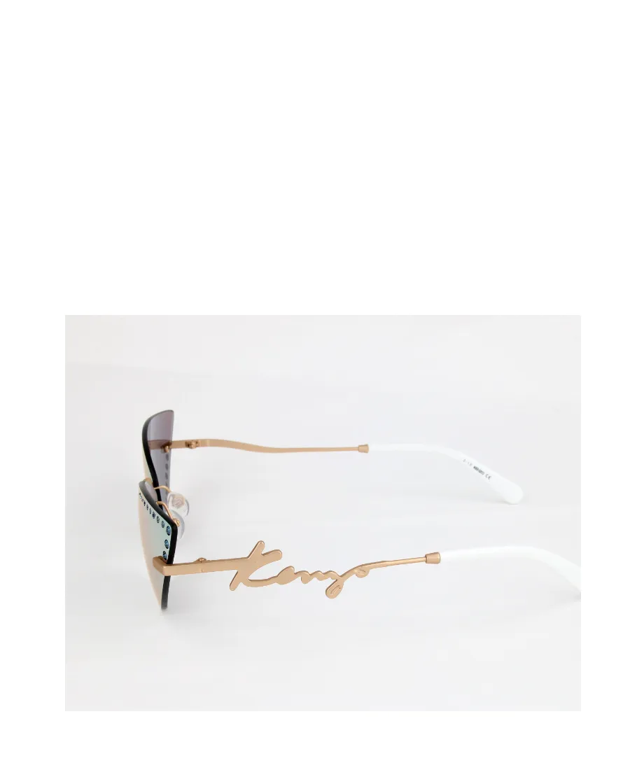 Rimless Logo Sunglasses
