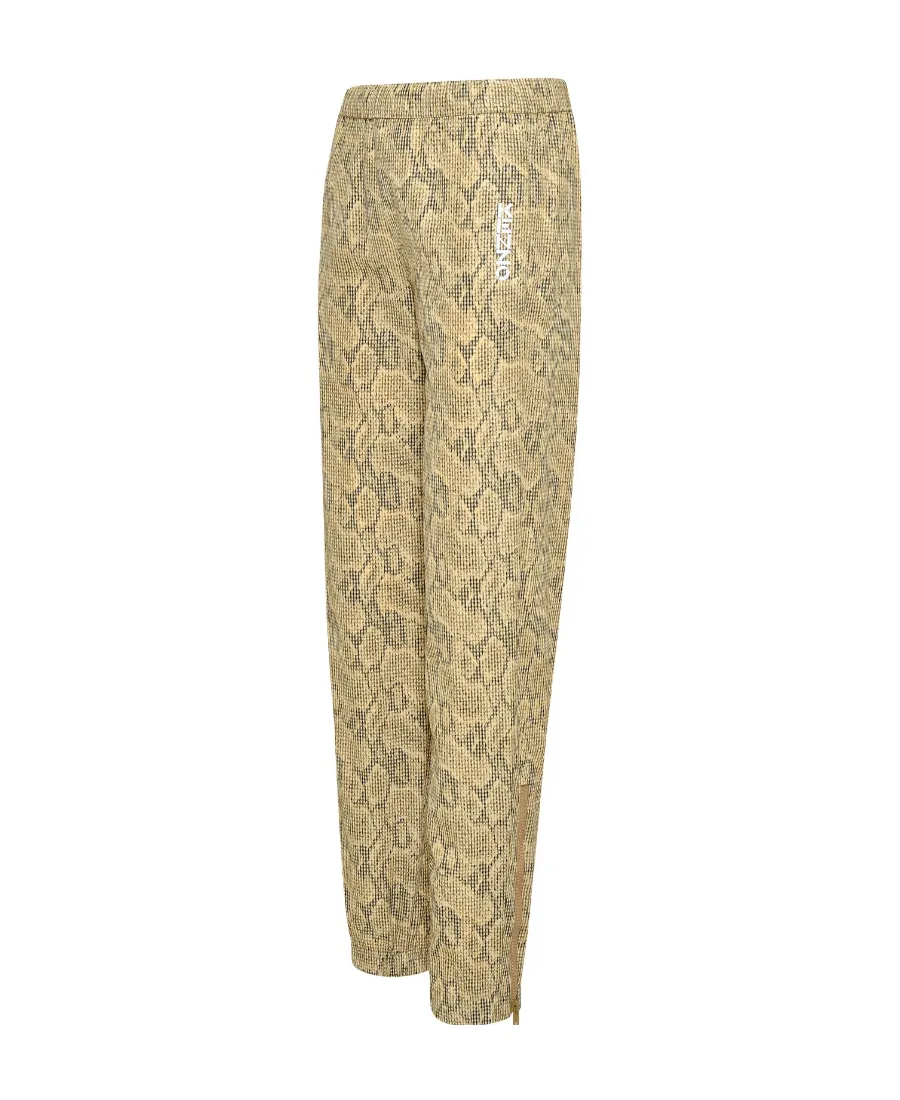 Snakeskin-Print Trousers
