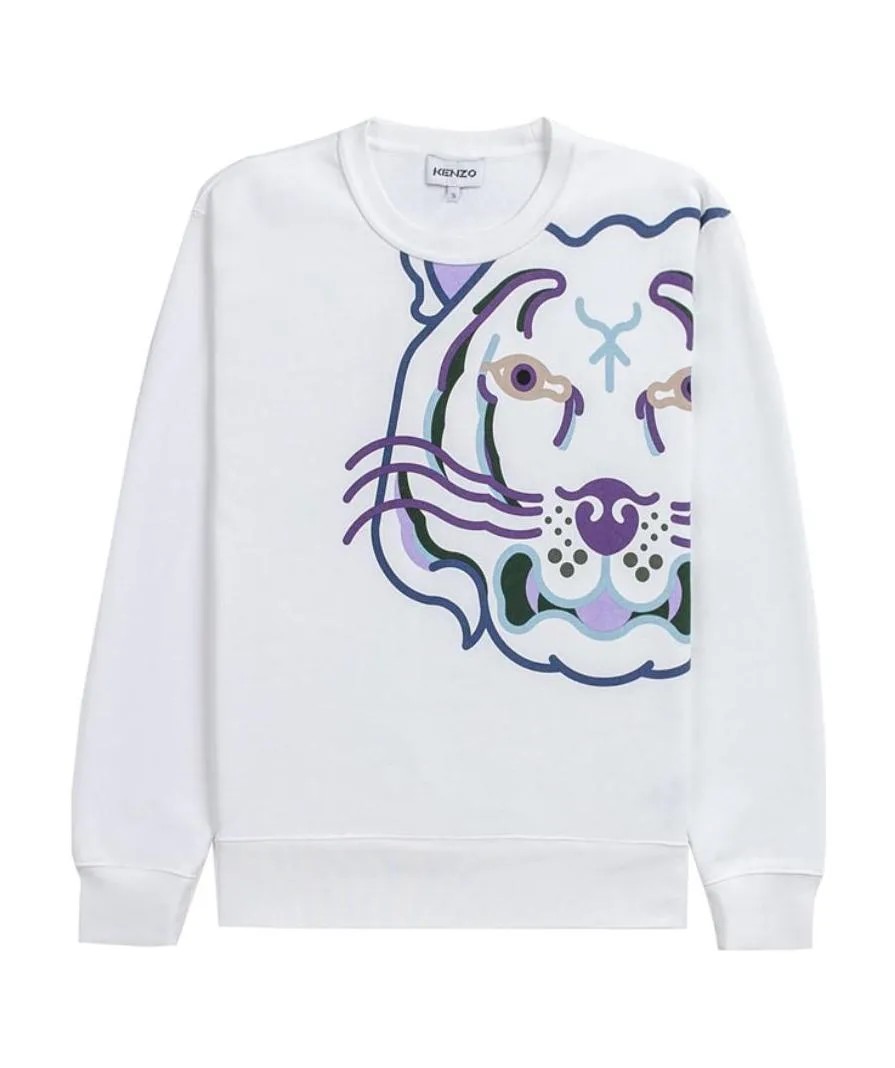 Tiger-Print Sweatshirt
