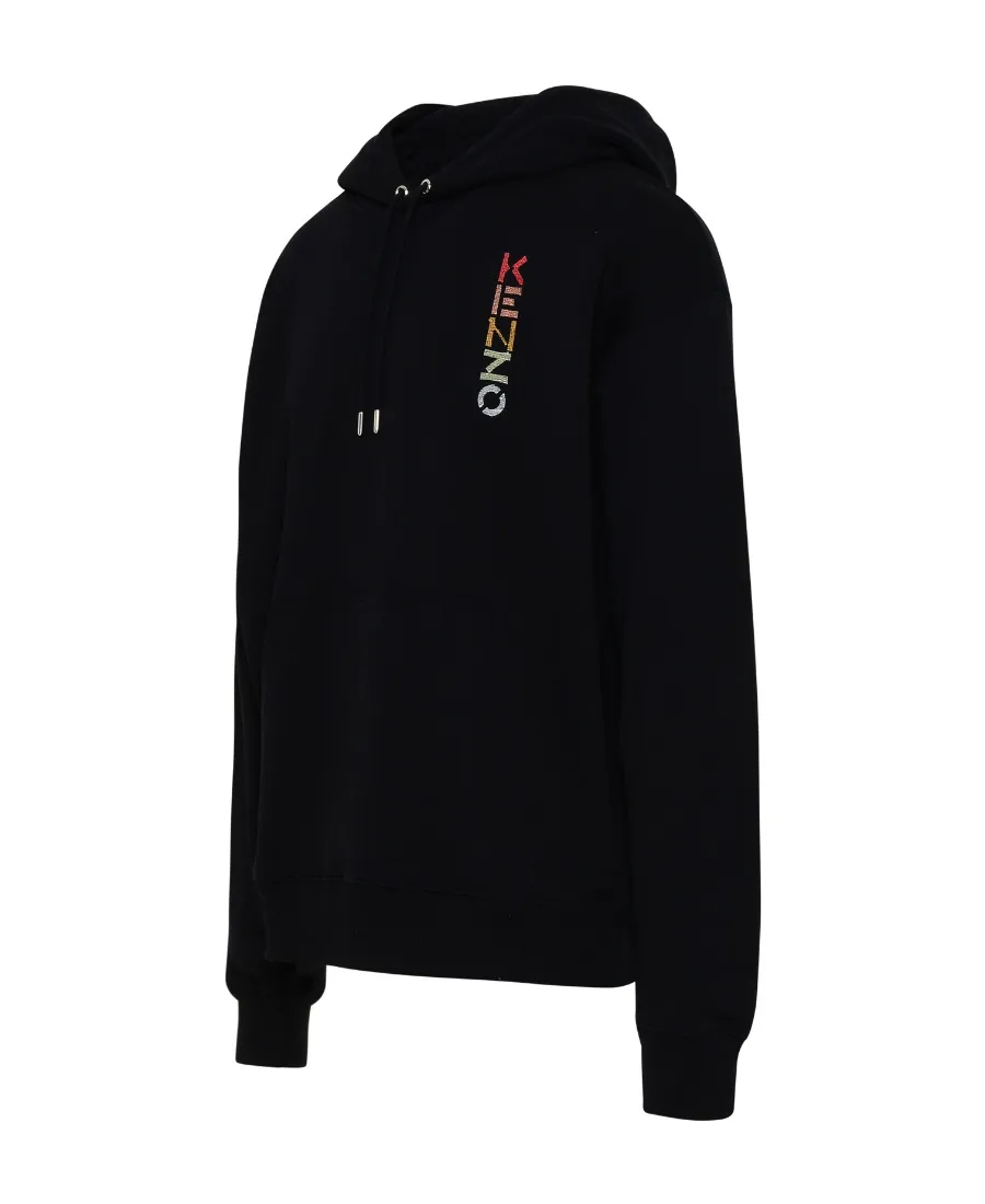 Gradient Logo Cotton Hoodie