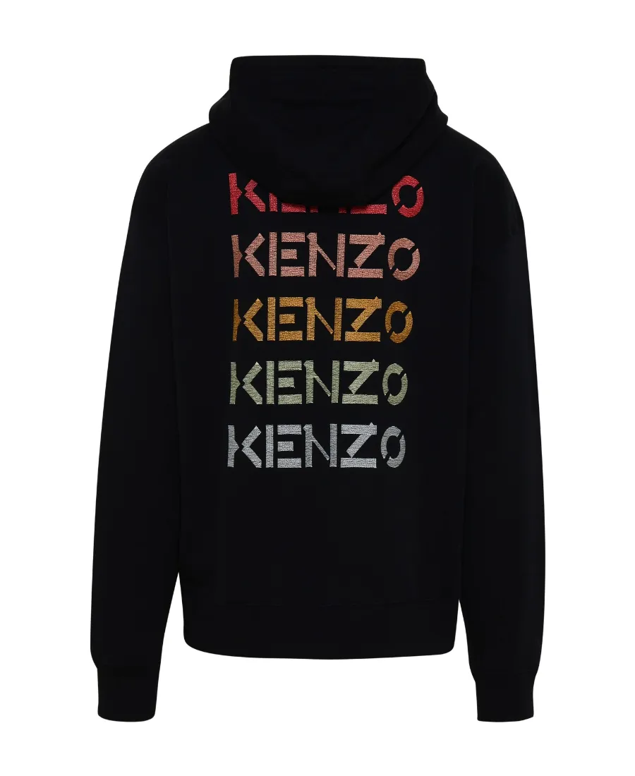 Gradient Logo Cotton Hoodie