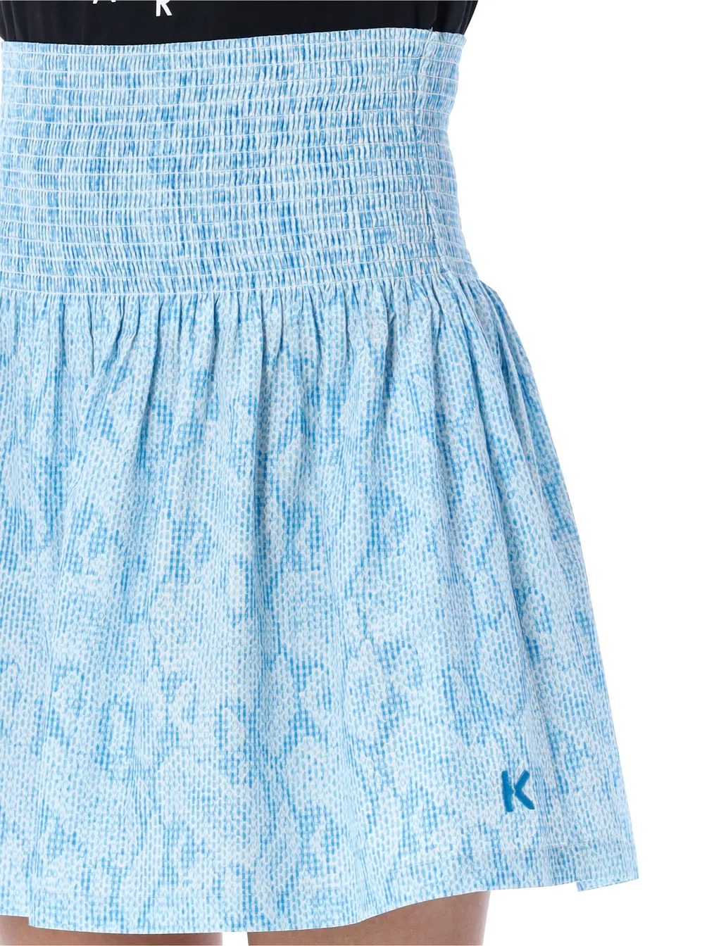 Wide Elasticated-Band Skirt