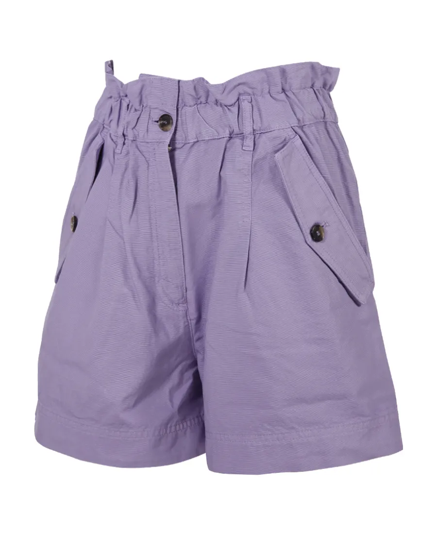 K Patch High-Rise Shorts