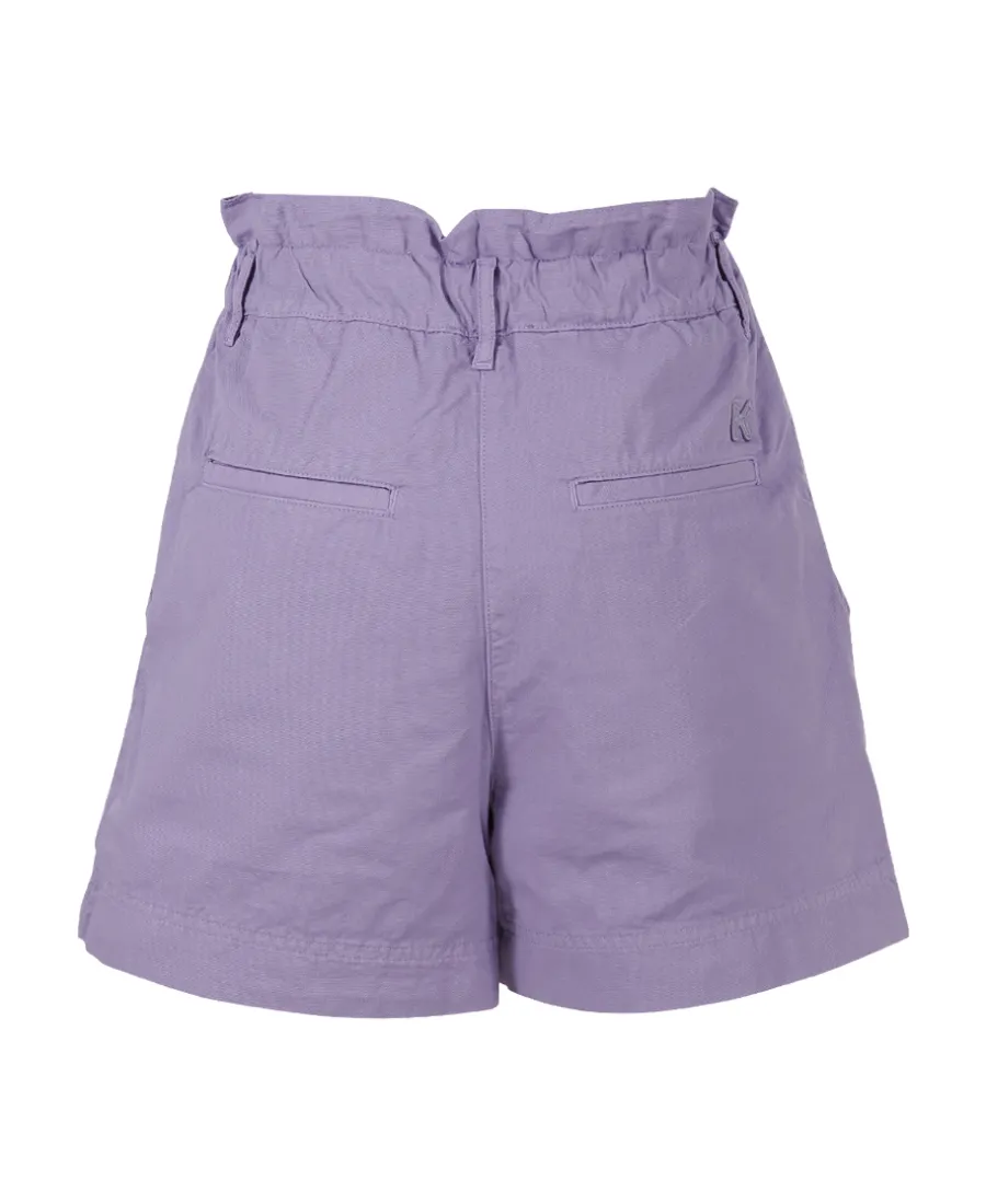 K Patch High-Rise Shorts