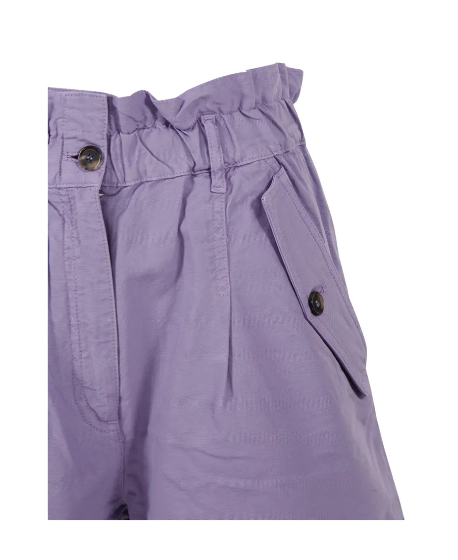 K Patch High-Rise Shorts
