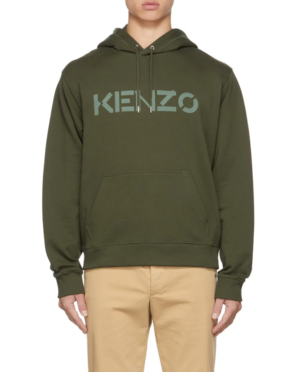 Logo-Print Cotton Hoodie
