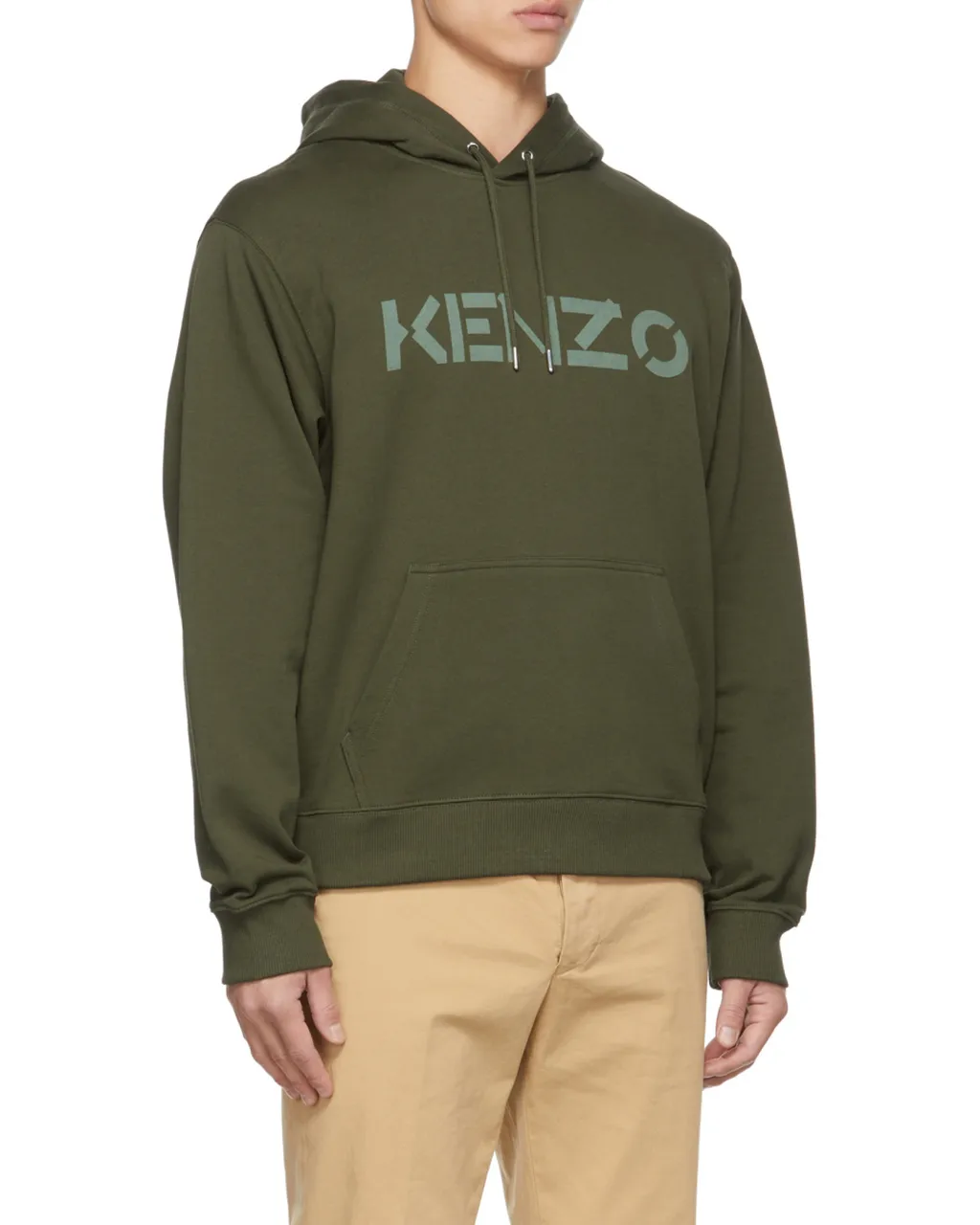 Logo-Print Cotton Hoodie