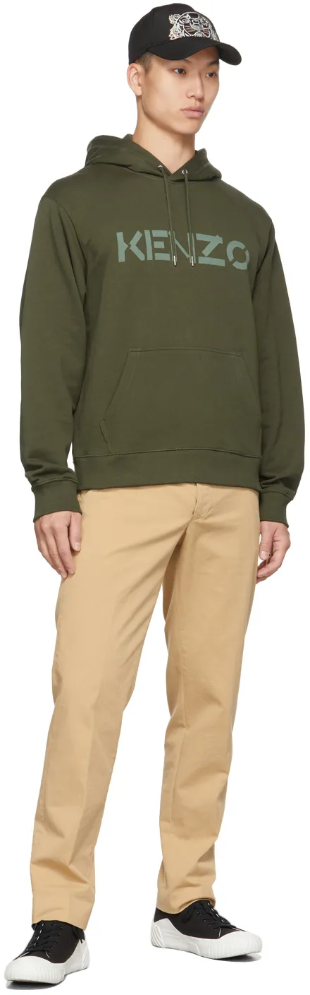 Logo-Print Cotton Hoodie