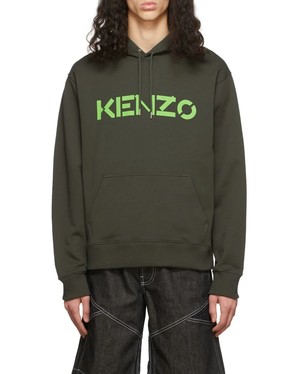 Logo-Print Cotton Hoodie