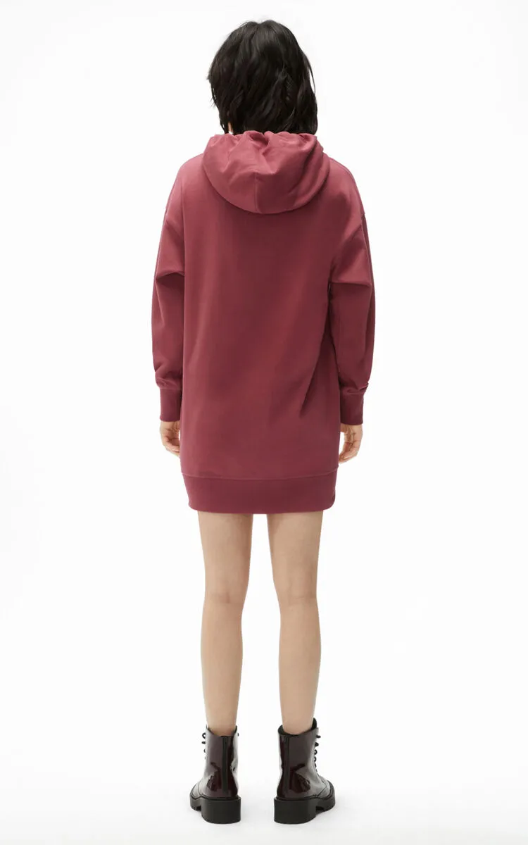 Logo Drawstring Sweatshirt Dress