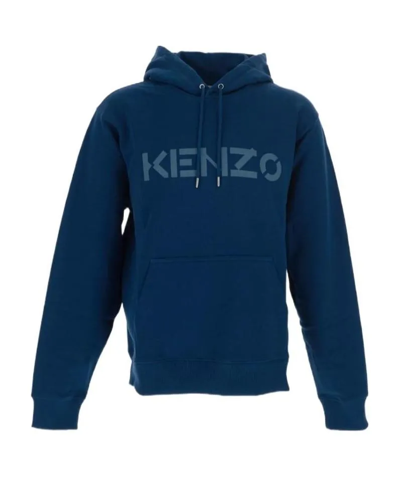 Logo Print Cotton Hoodie