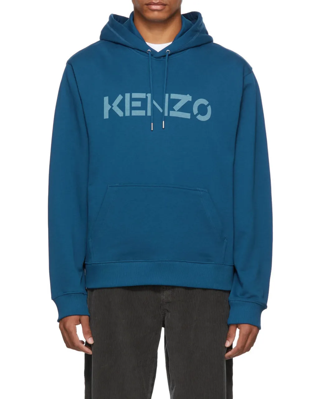 Logo Print Cotton Hoodie