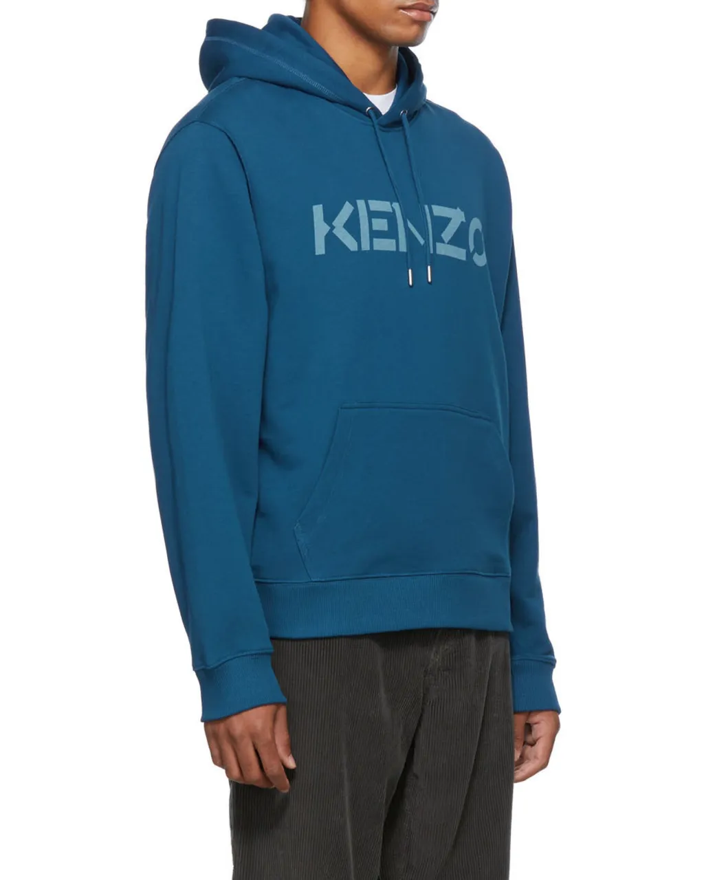 Logo Print Cotton Hoodie