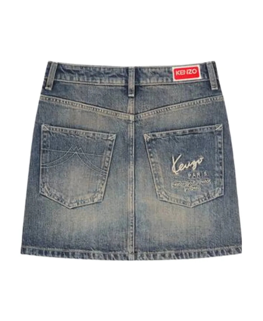 Japanese Denim Mini Skirt