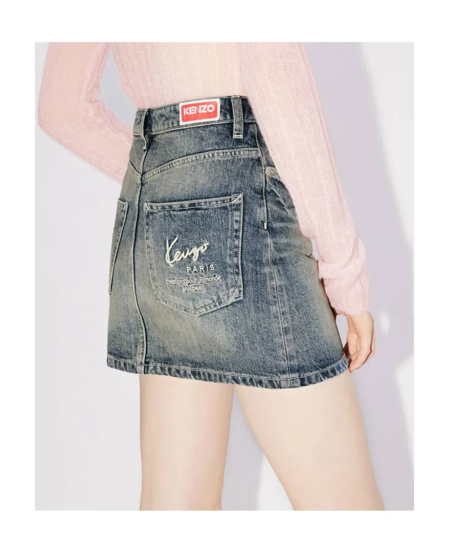 Japanese Denim Mini Skirt