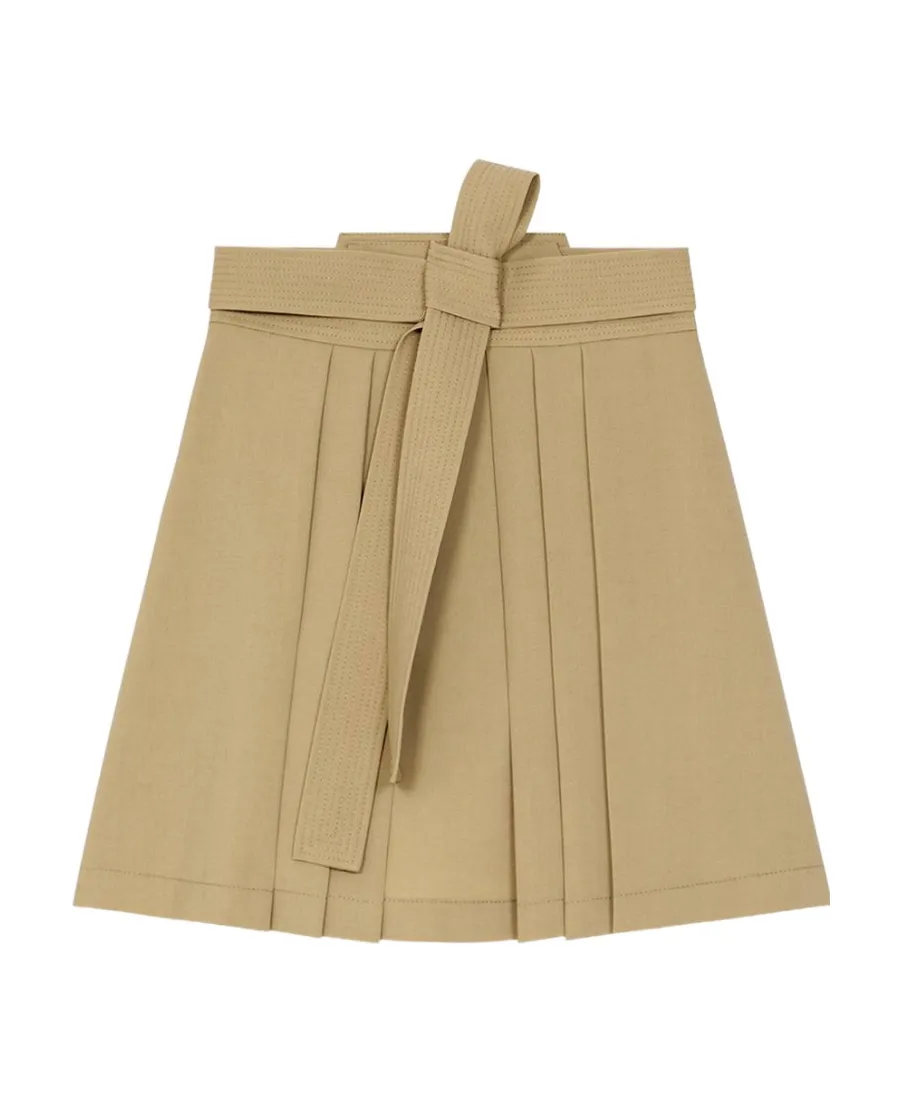 Pleated Mini Skirt