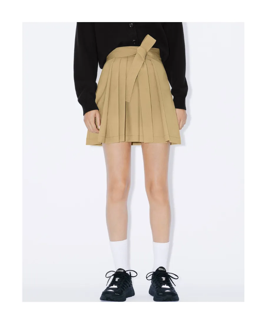 Pleated Mini Skirt