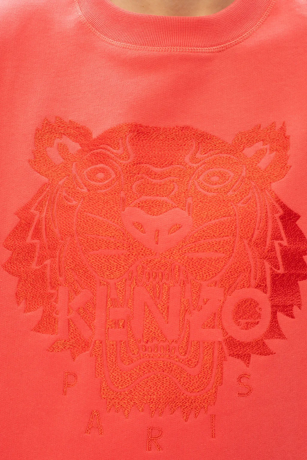 Tiger Logo Cotton Sweatshirt
