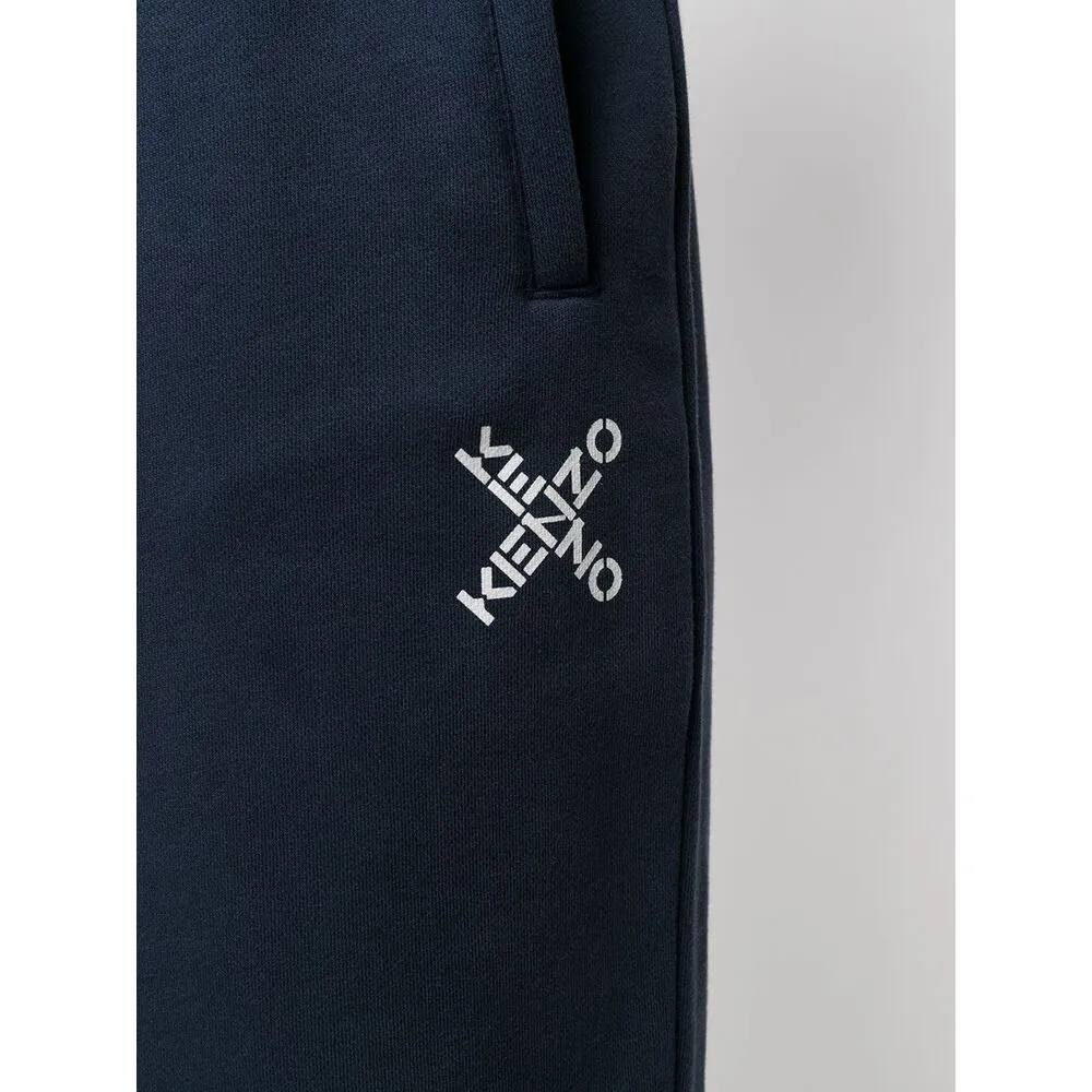 Little X Logo Print Oversized Shorts