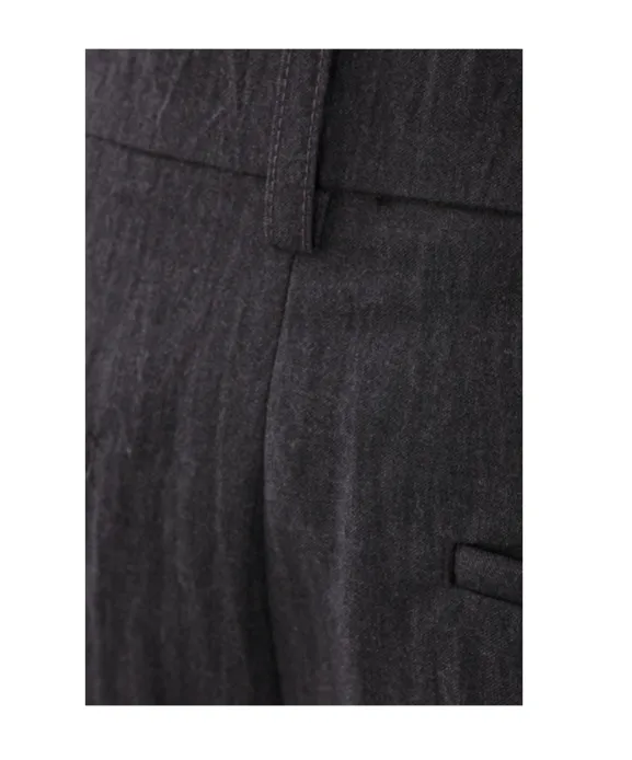 Pleated Detail Tapered Pants