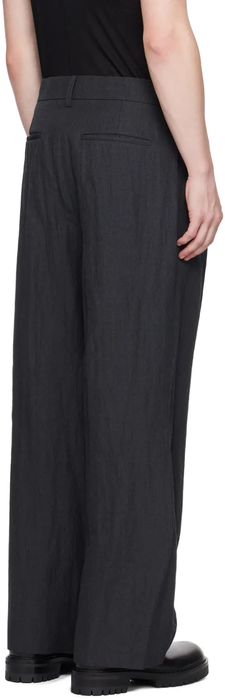 Pleated Detail Tapered Pants