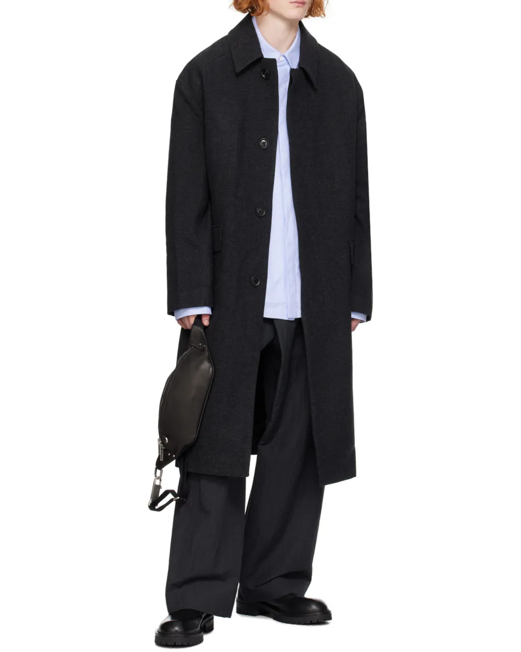 Pleated Detail Tapered Pants
