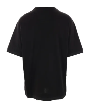 Open-Necked Black Shirt