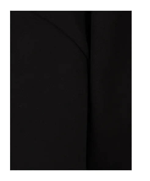 Open-Necked Black Shirt