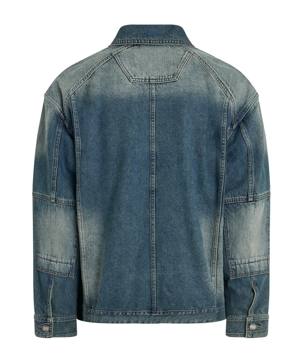 Long-Sleeved Denim Jacket