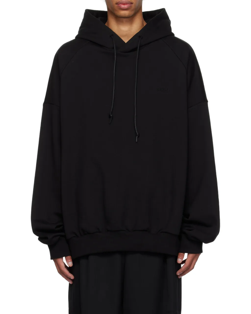 Drawstring Cotton Hoodie