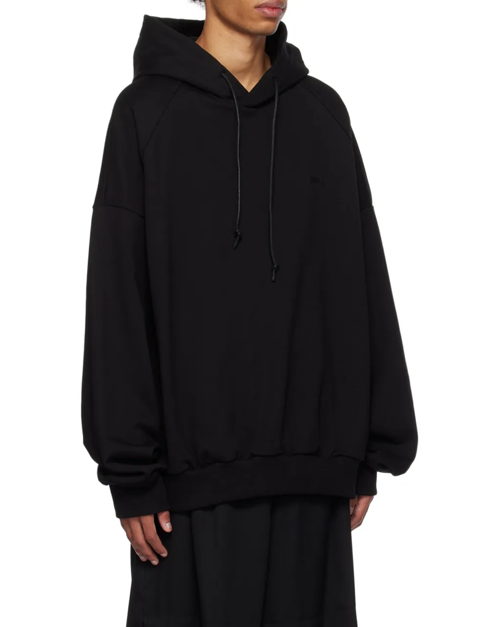 Drawstring Cotton Hoodie