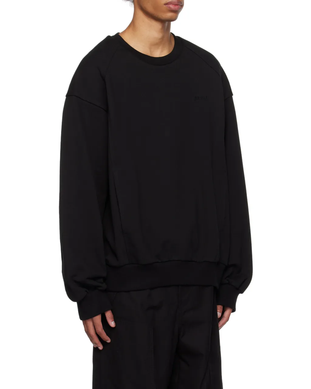 Triple Stitch Cotton Sweatshirt