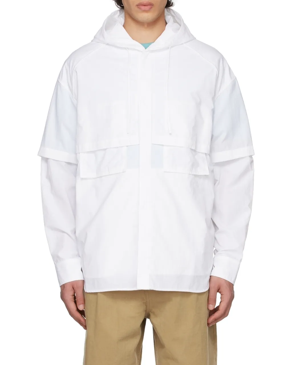 Logo Hooded Casual Jacket