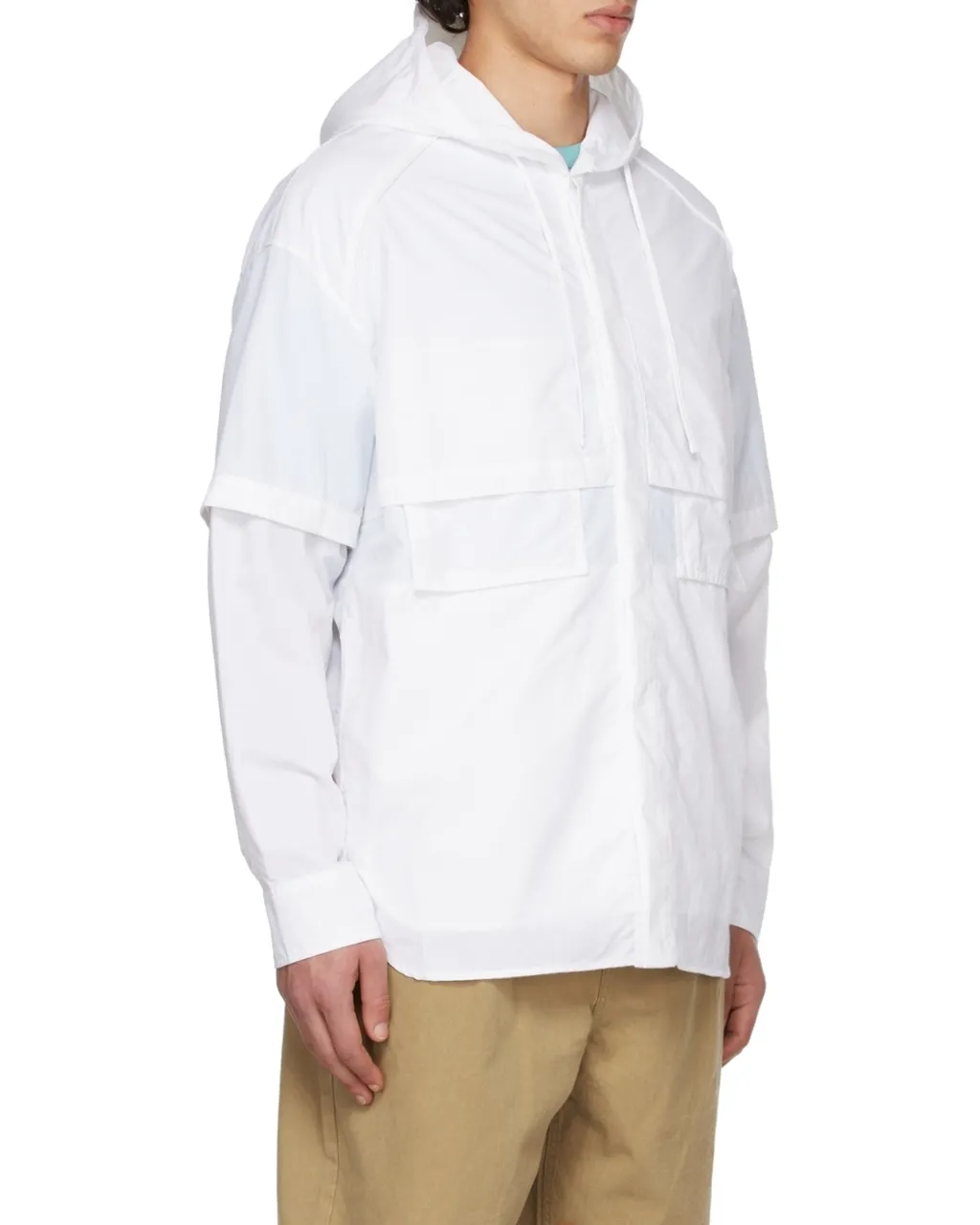 Logo Hooded Casual Jacket