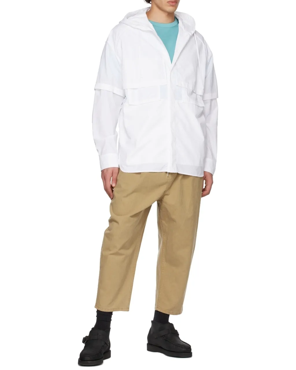 Logo Hooded Casual Jacket