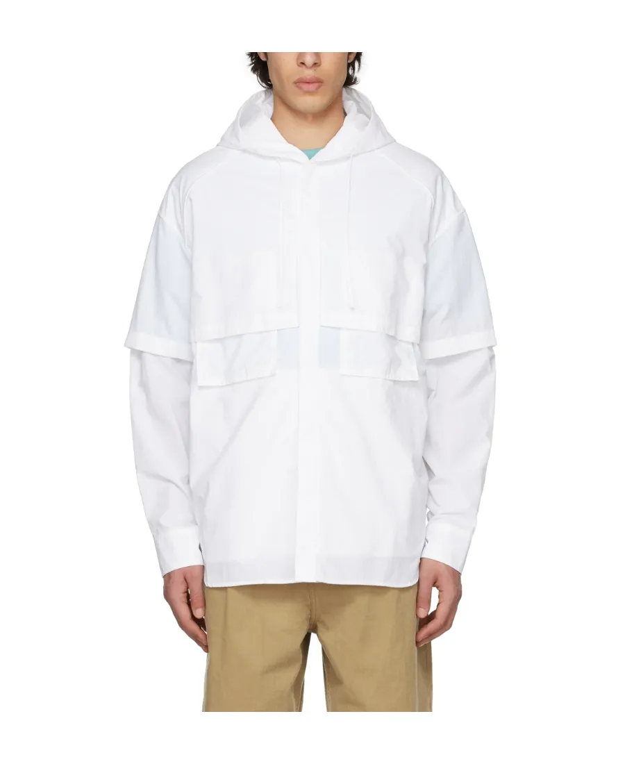 Logo Hooded Casual Jacket