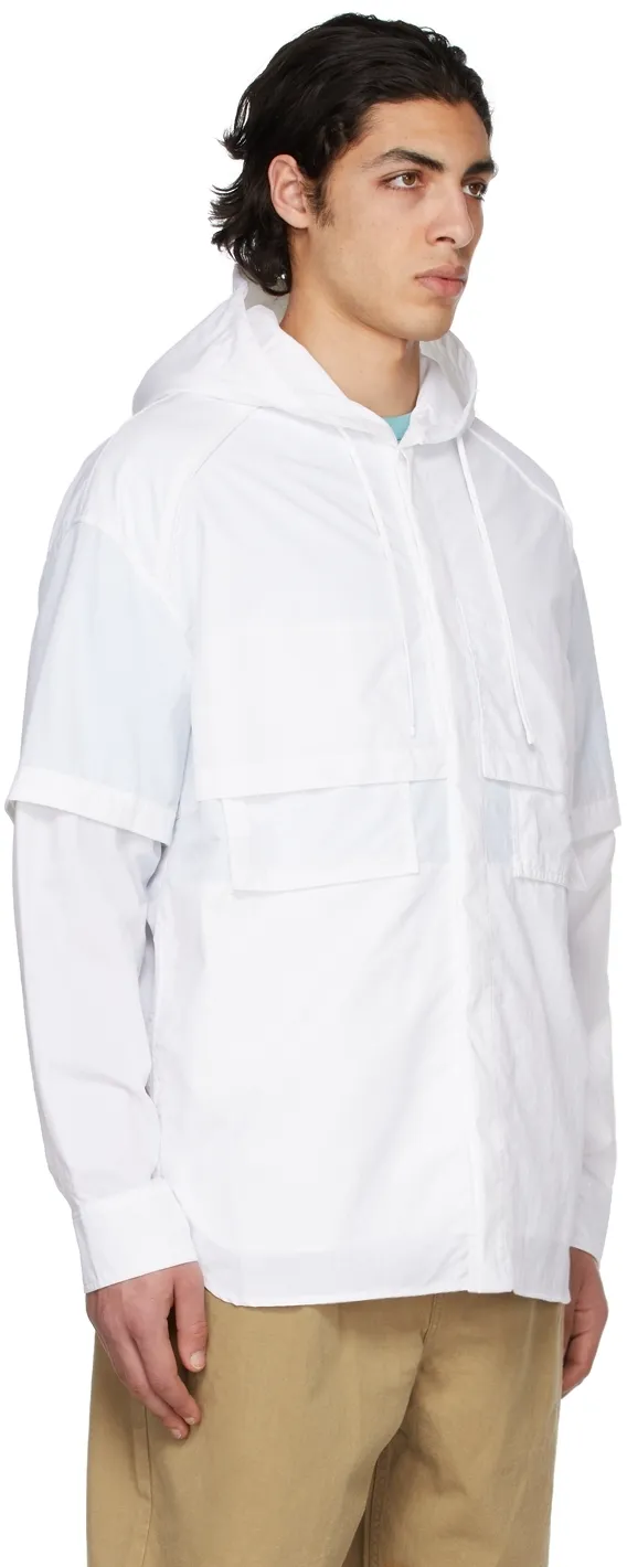 Logo Hooded Casual Jacket