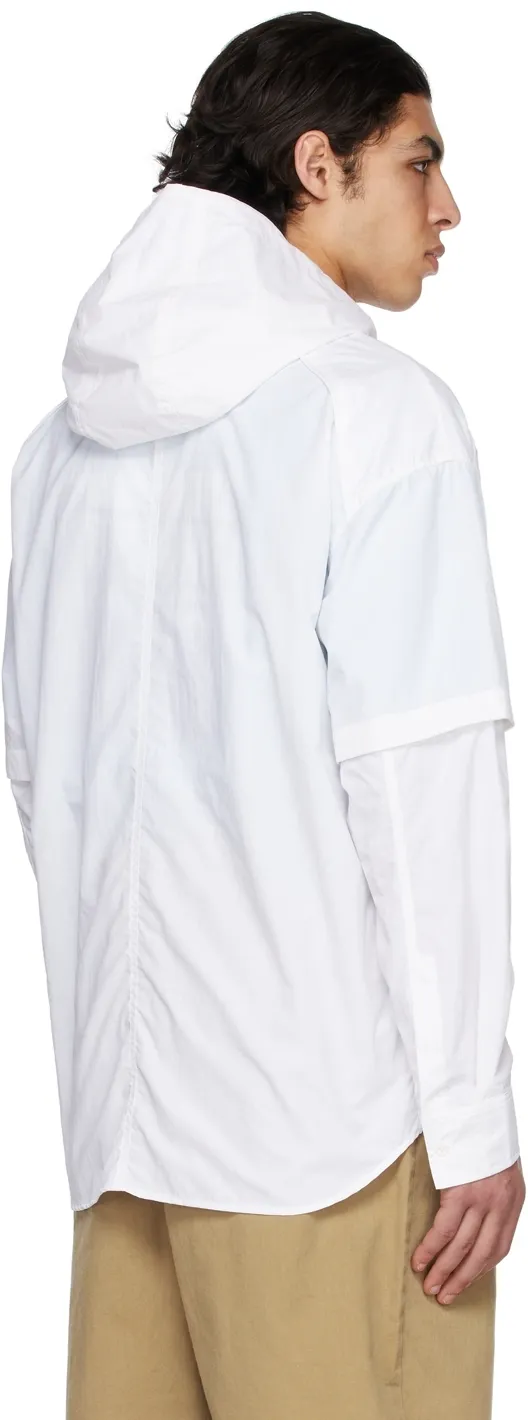 Logo Hooded Casual Jacket