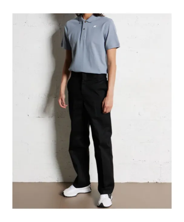 Logo Patch Short-Sleeved Polo Shirt