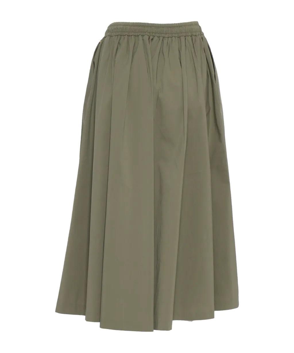 Drawstring Pleat Detailed Skirt