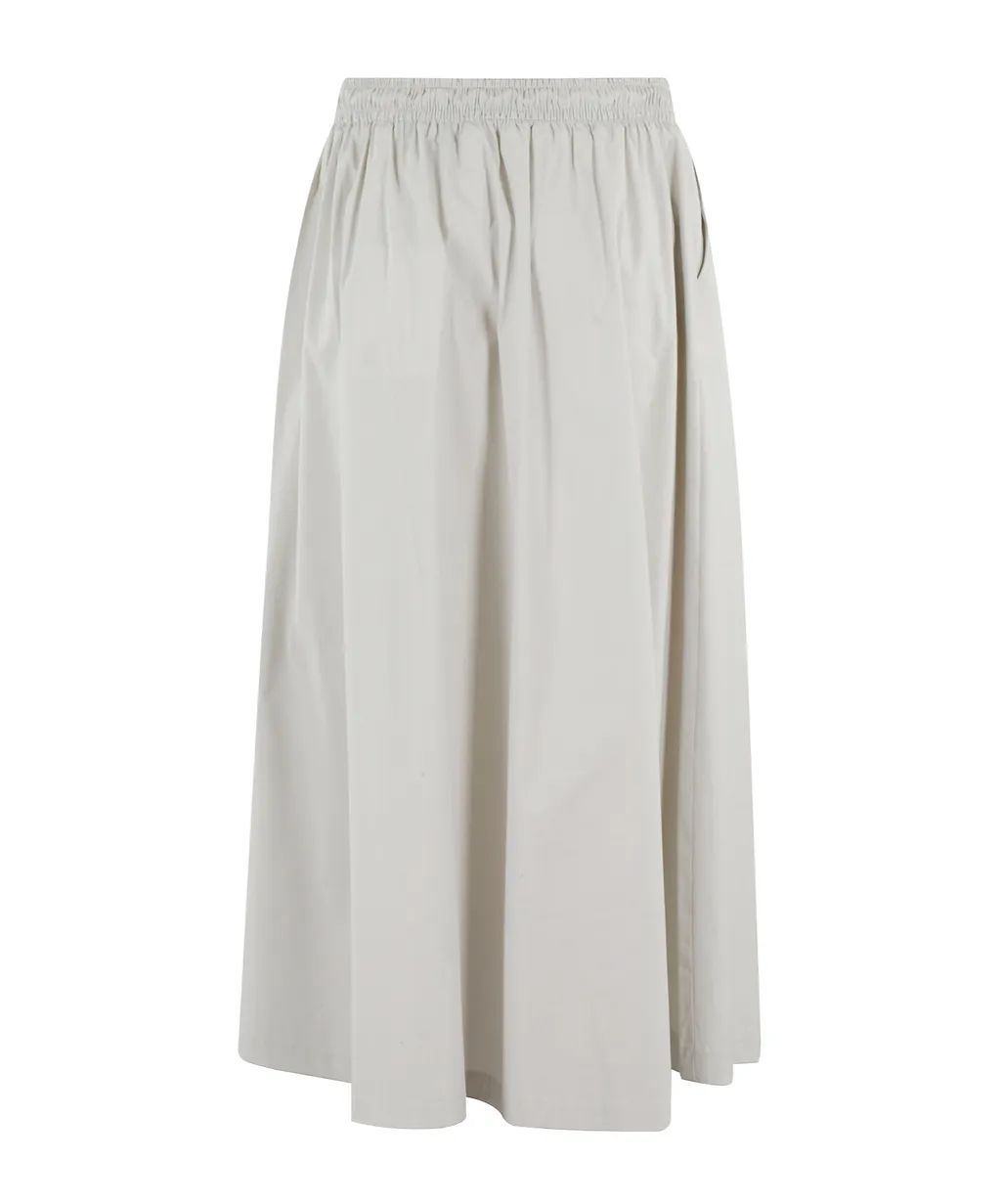 Drawstring Pleat Detailed Skirt
