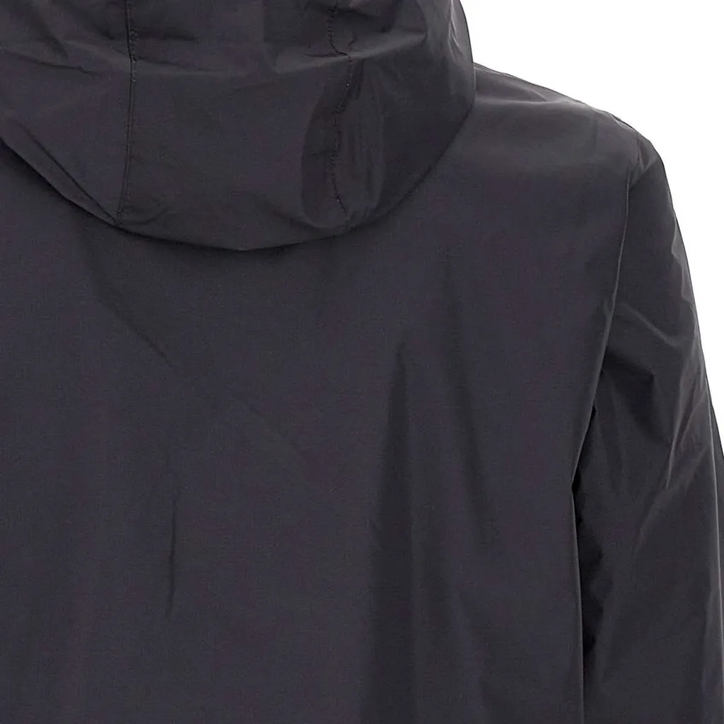 Logo Printed Hooded Zipped Jacket